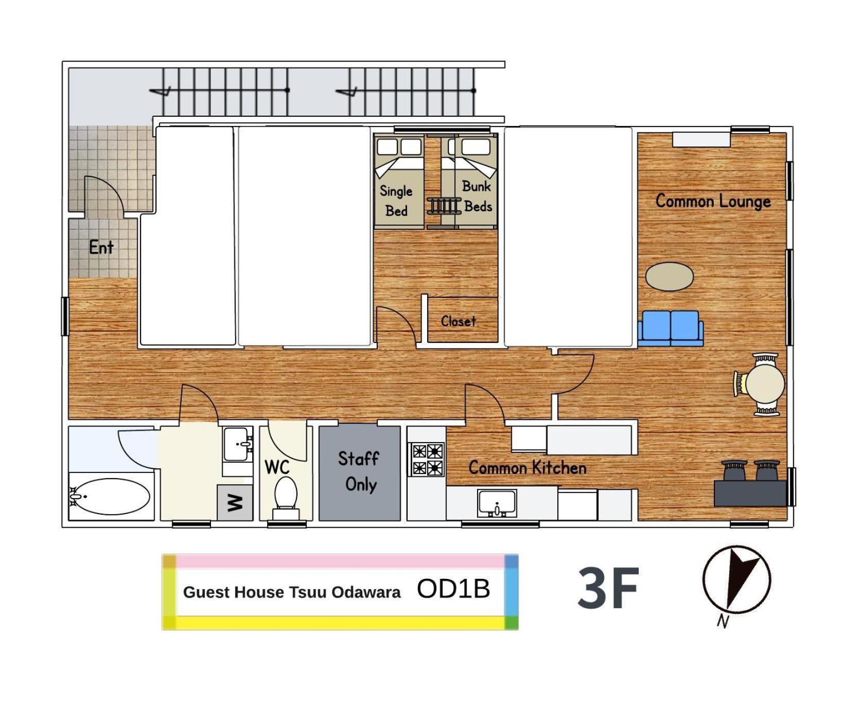 ゲストハウスtsuu小田原 Guest House Tsuu Odawara #Od1 Εξωτερικό φωτογραφία