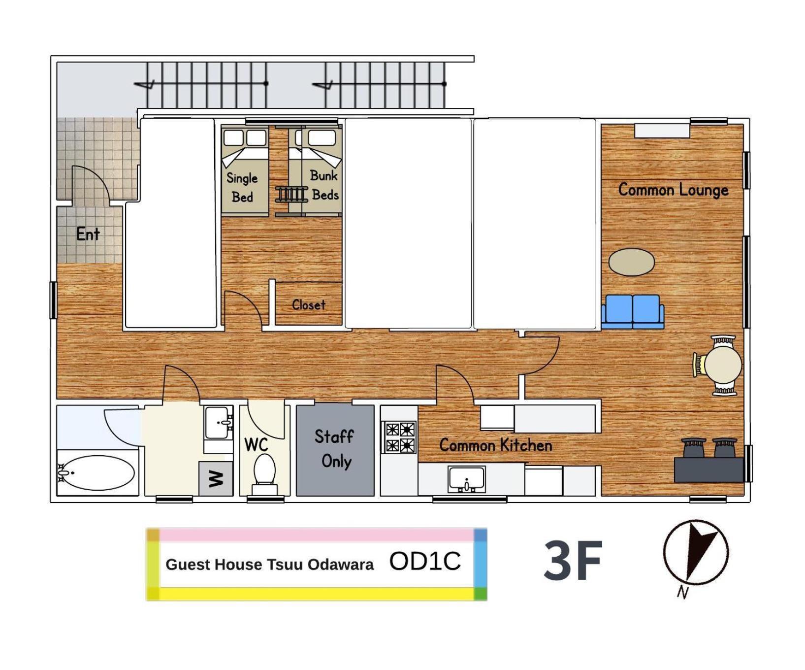 ゲストハウスtsuu小田原 Guest House Tsuu Odawara #Od1 Εξωτερικό φωτογραφία